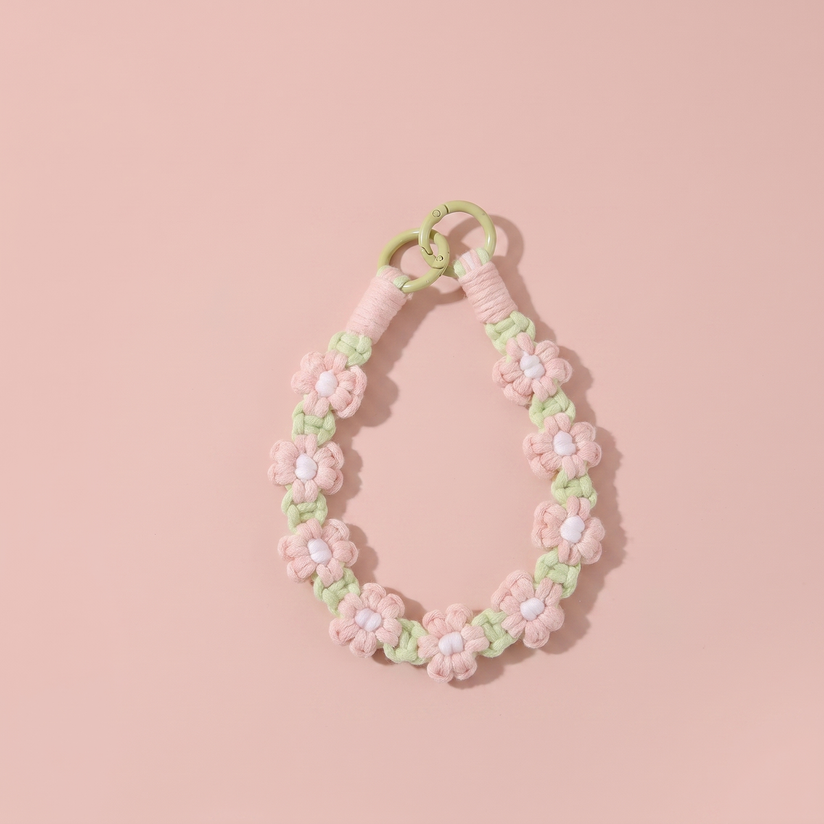 Flower weave strap Charm