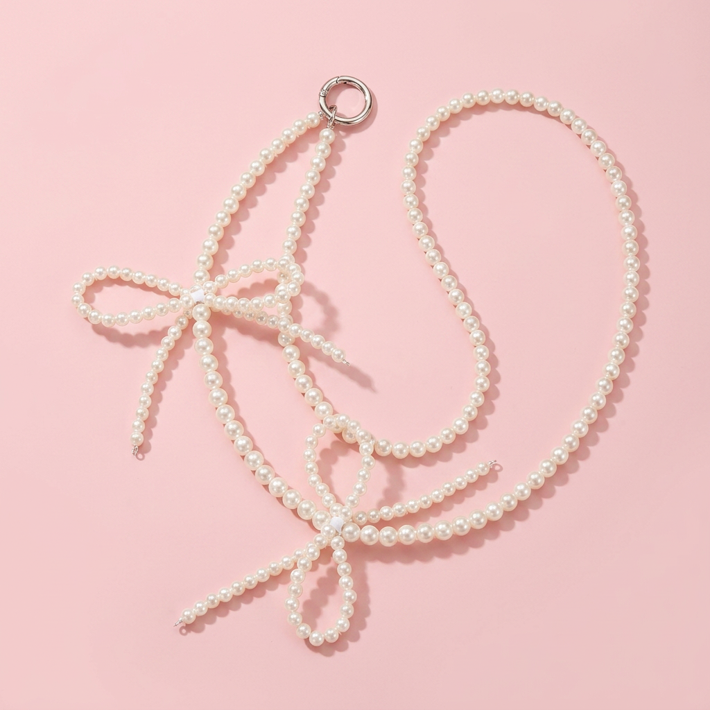 Pearl Bow Lanyard